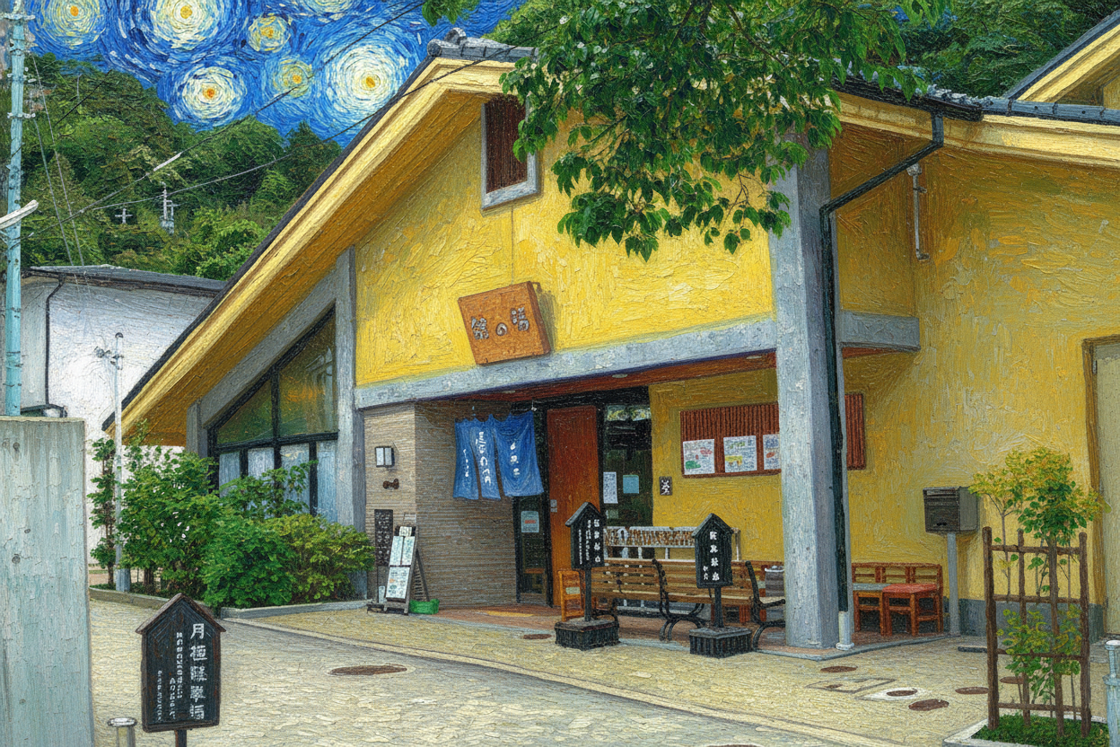 銀の湯のイラスト